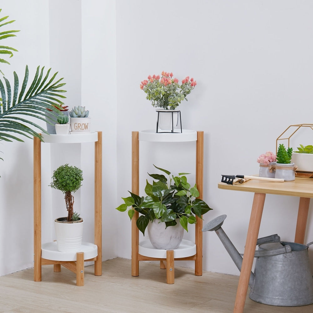 Växtställ i bambu 2-pack – XJJ456-2C
