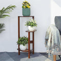 Stilrent Växtställ i Bambu med 3 Våningar – Minimalistisk Blomsterhylla