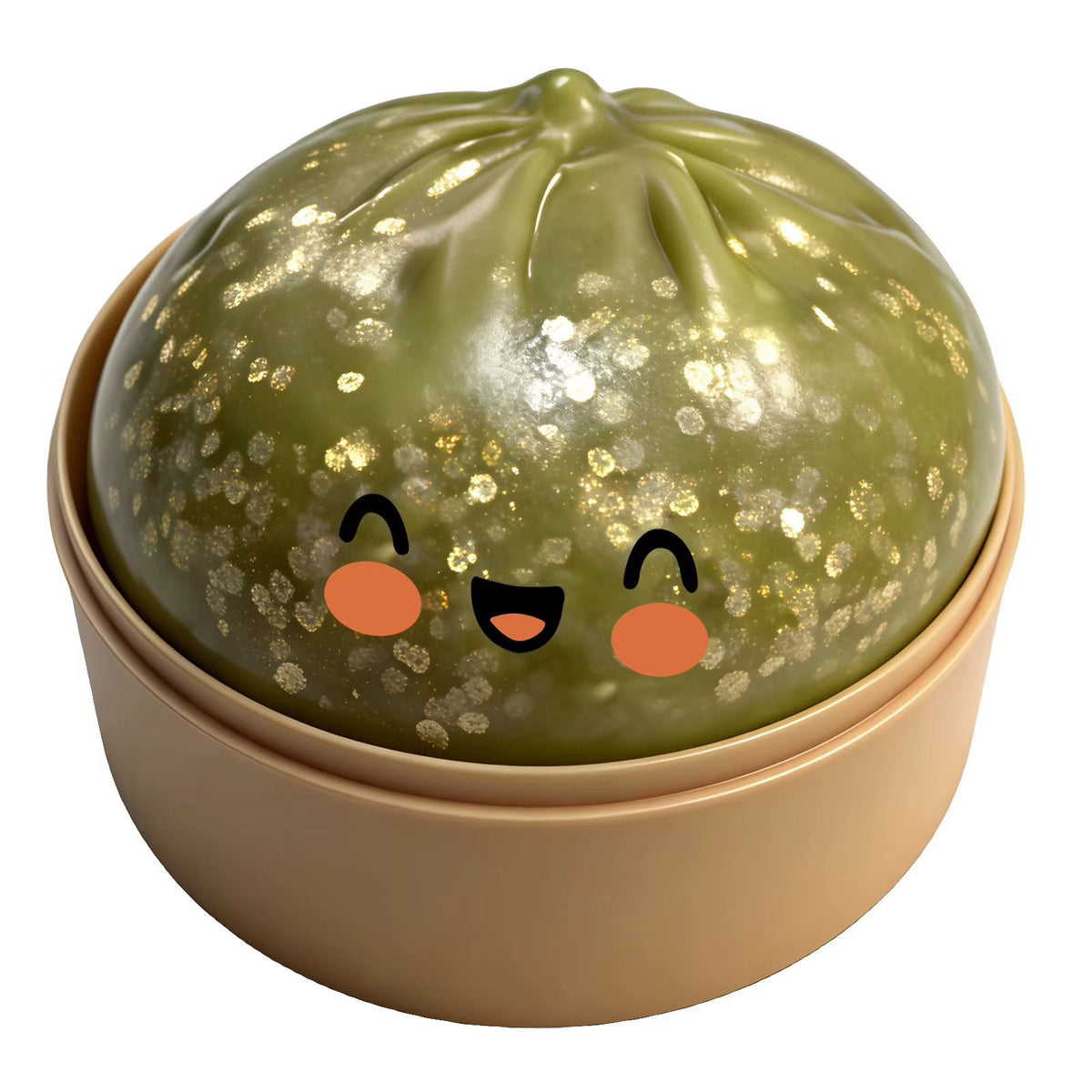 Söt Dumpling Squishy Stressleksak (Baozi Squeeze Toy)