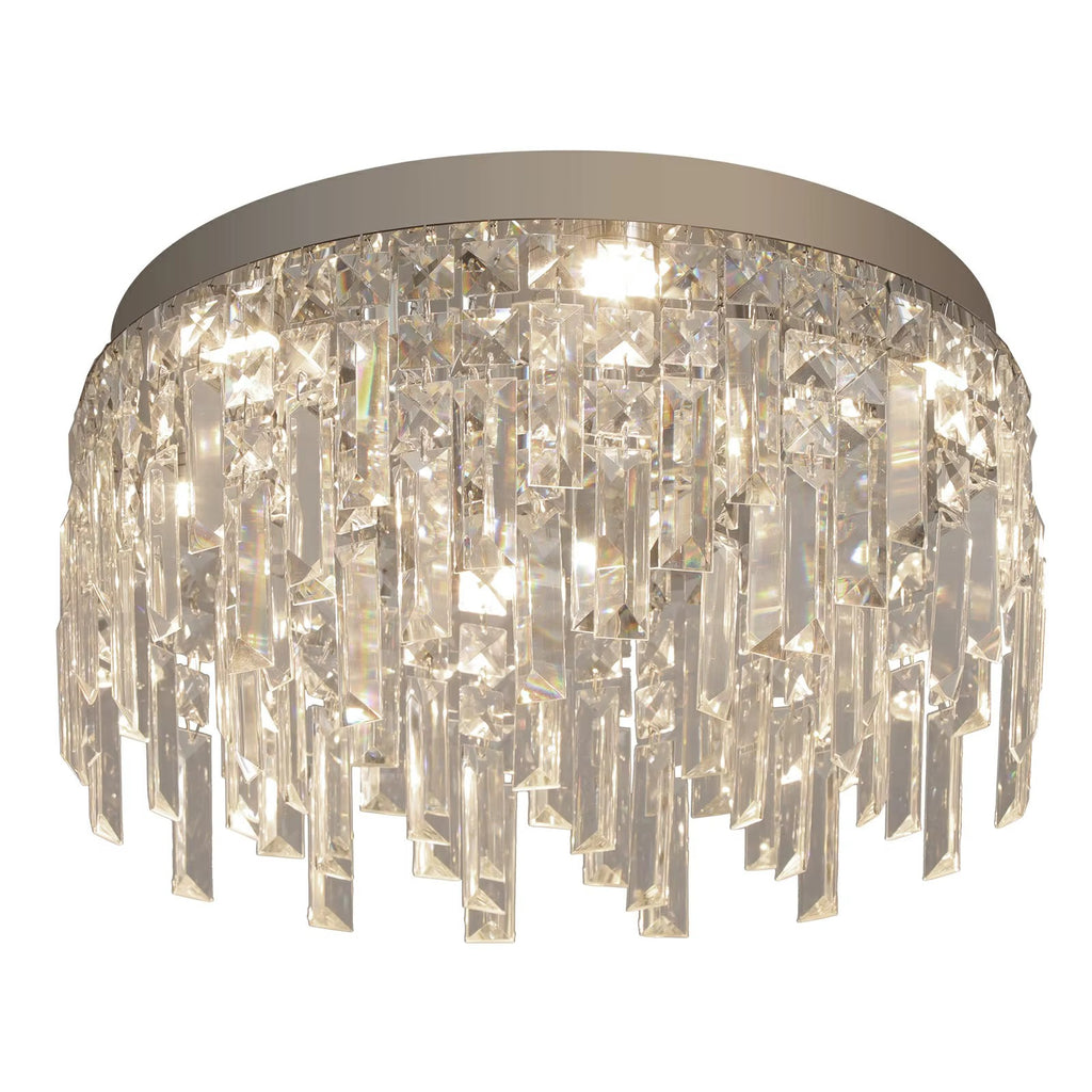 Elegant LED-Taklampa med Kristalldetaljer Ø40 cm – 30W