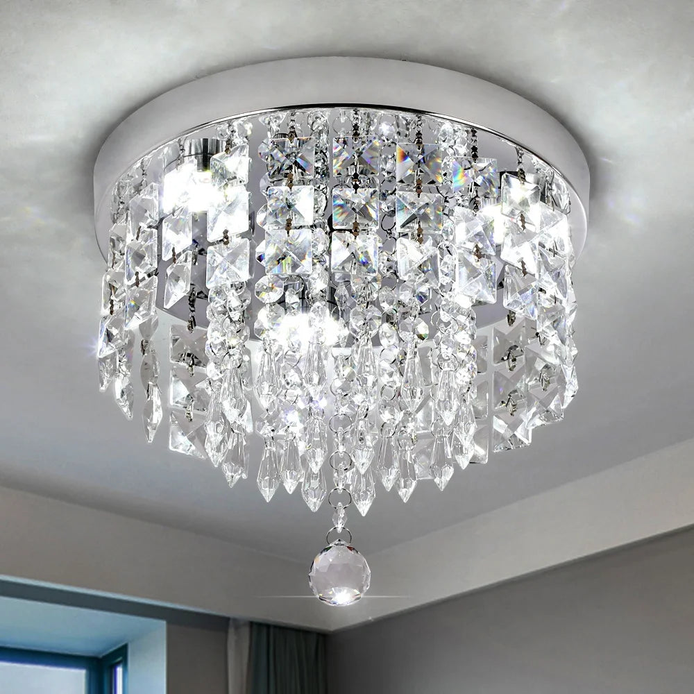 Kristallplafond LED – Modern Taklampa 25 cm