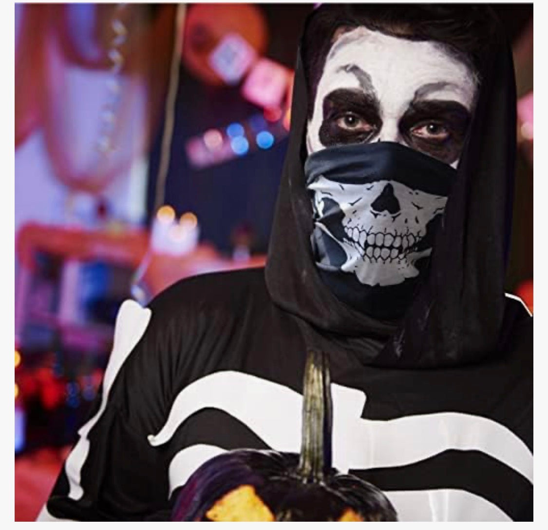 Halloween Skelett-Set – Dödskalle Ansiktsmask & Handskar