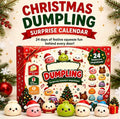 Squishy Julkalender 2026 – 24 Dagars Adventskalender med Kawaii Dumplings & Stressleksaker