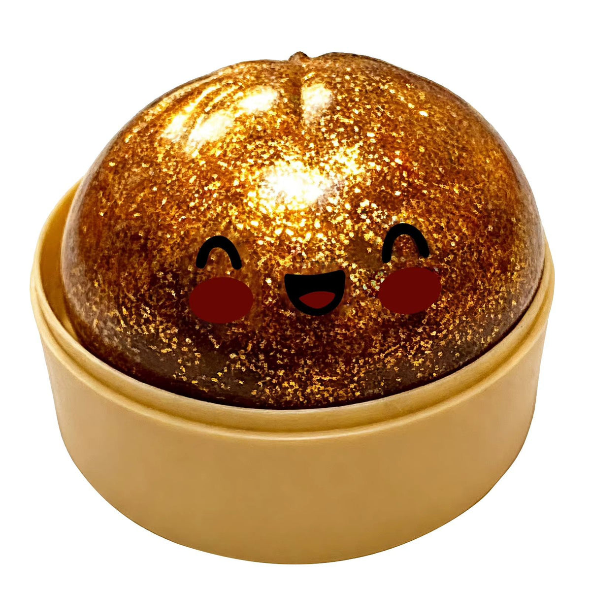 Söt Dumpling Squishy Stressleksak (Baozi Squeeze Toy)