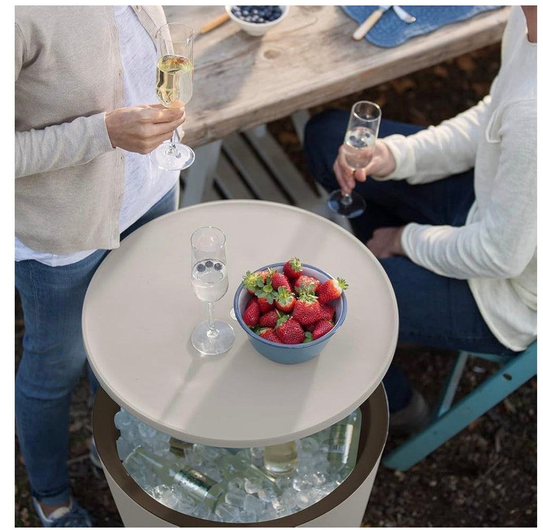 IceCool™ 2-in-1 Outdoor Cooler Table – Keep Drinks Cold All Summer