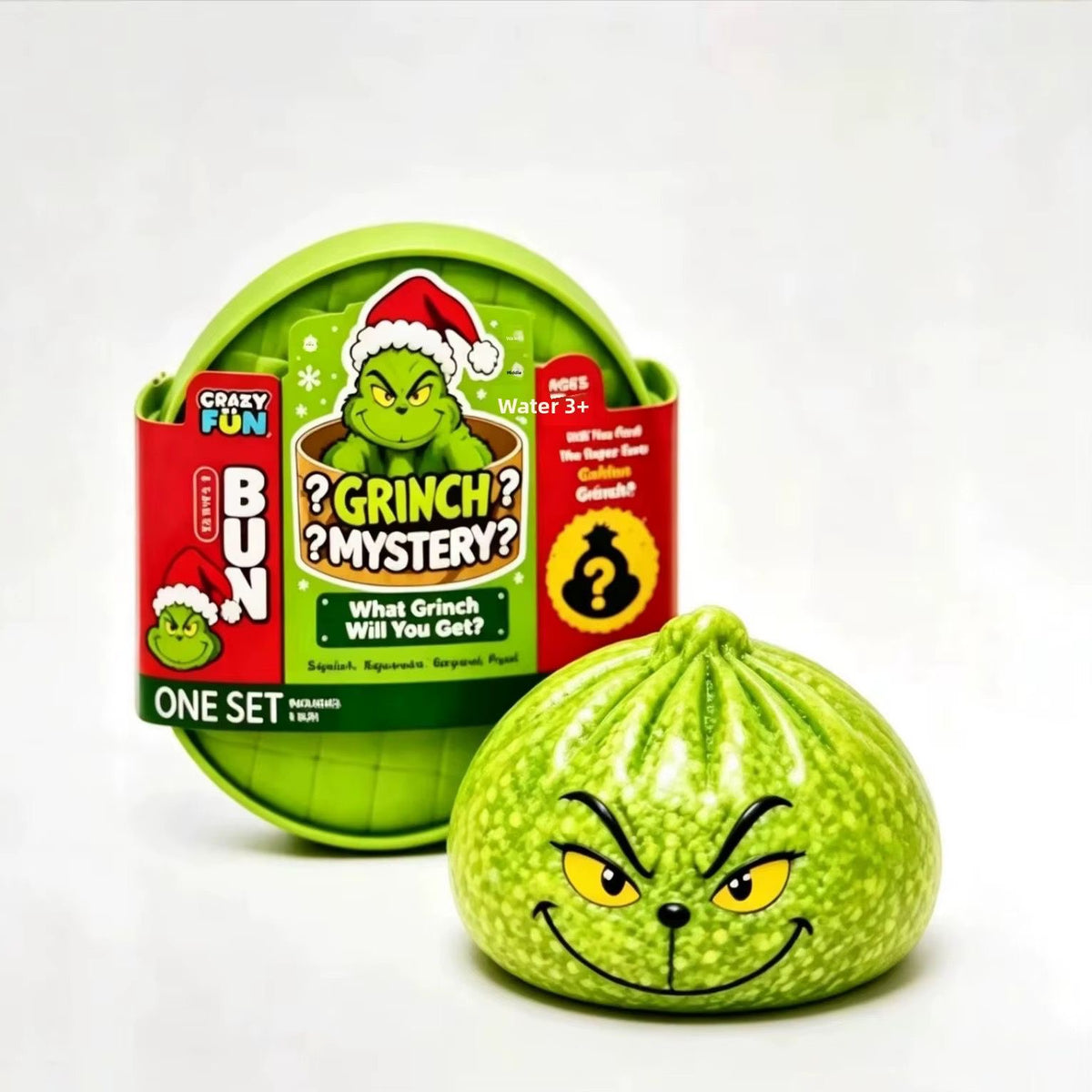 Grinch Dumpling Squishy Stressleksak (Grumpy Monster Squeeze)