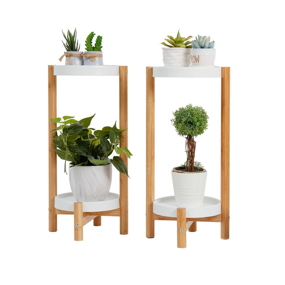 Växtställ i bambu 2-pack – XJJ456-2C