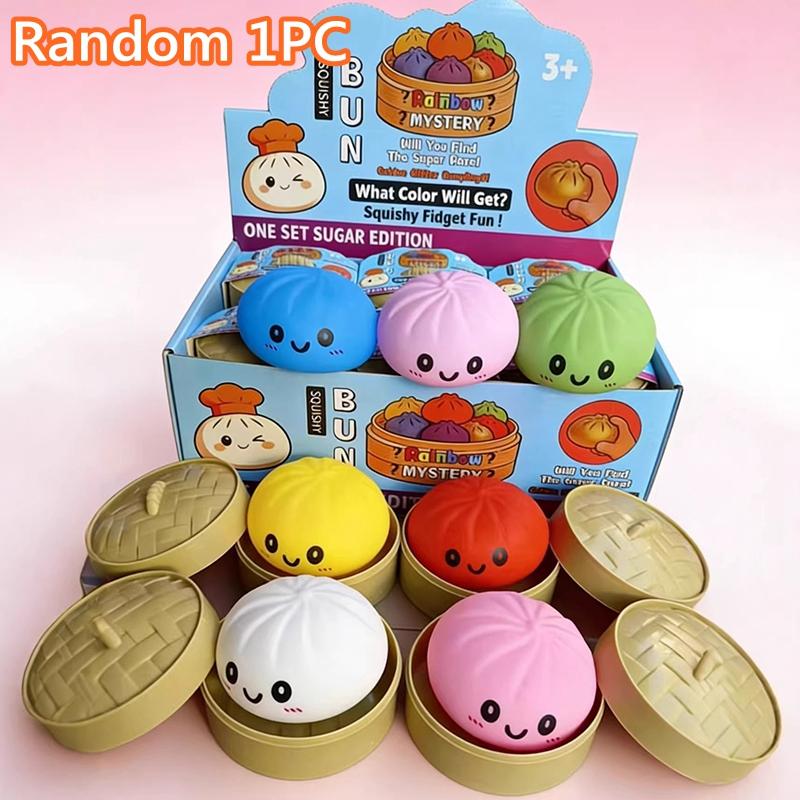 Rainbow Mystery Bun Squishy | Sugar Edition