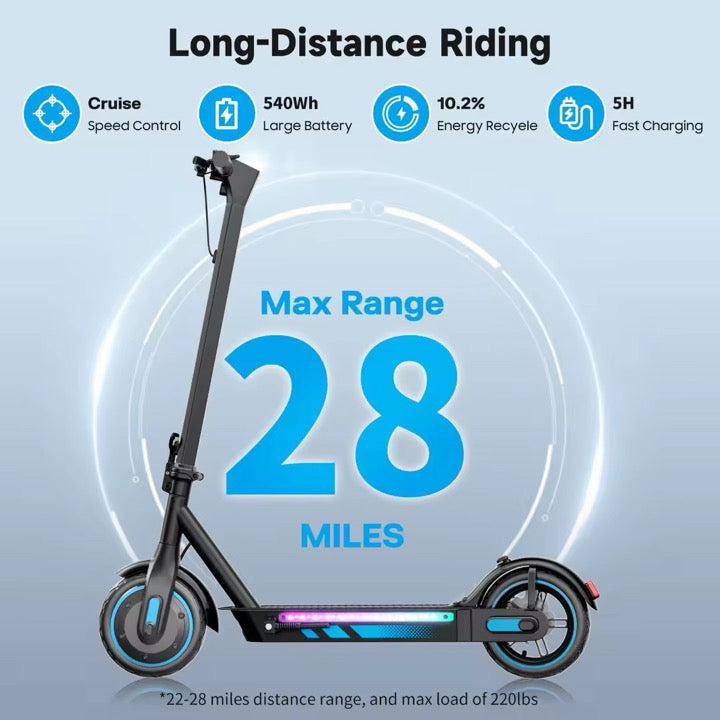 V10 Pro Elektrisk Scooter – Smart & Kraftfull