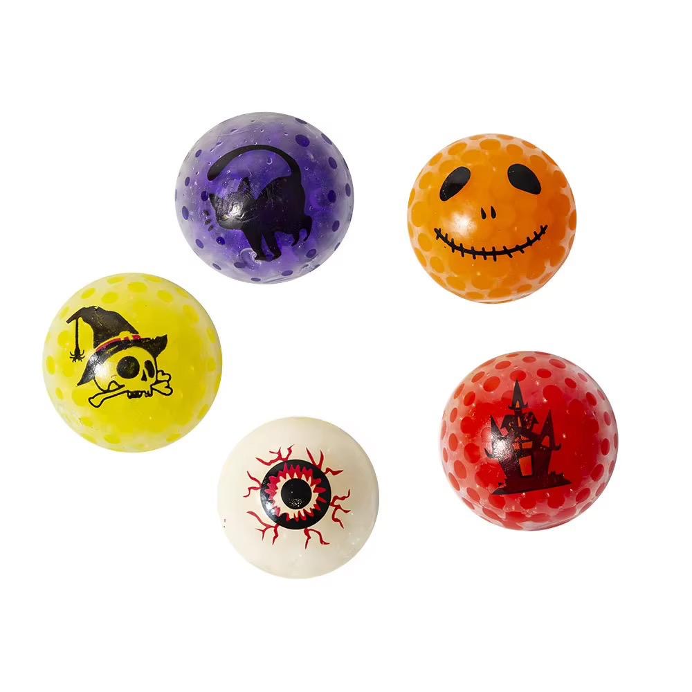 Halloween Squishy Stressboll med Pärlor