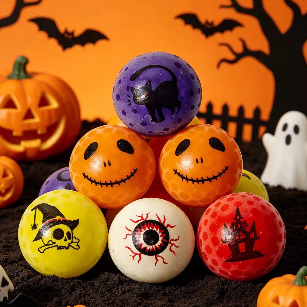 Halloween Squishy Stressboll med Pärlor