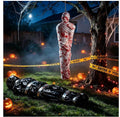 Halloween Hängande Lik & Brottsplats Dekorations-Set (Inflatable Dead Victim Prop)