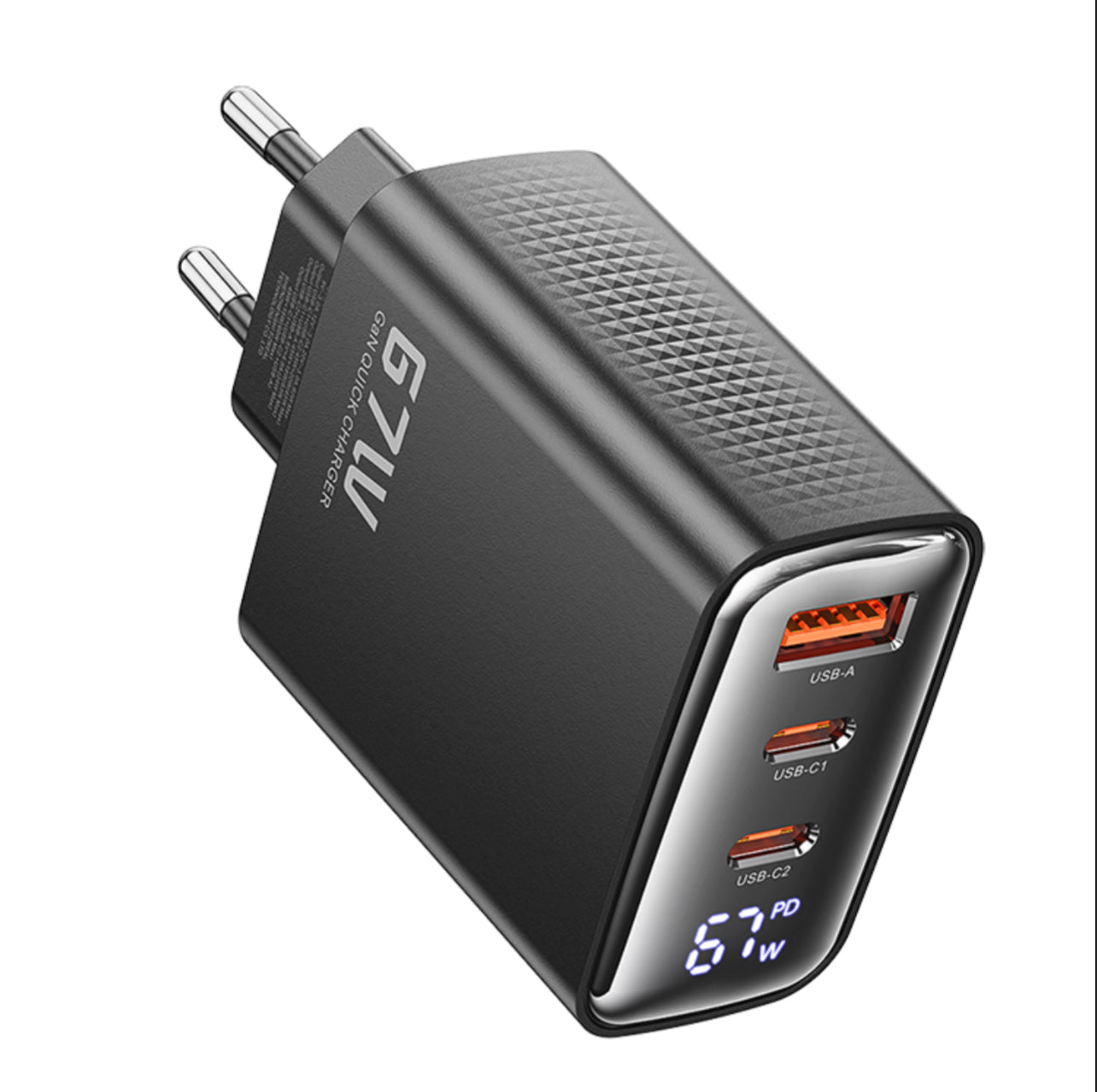 Toocki 67W GaN Fast Charger - 3 Portar (Snabbladdare)