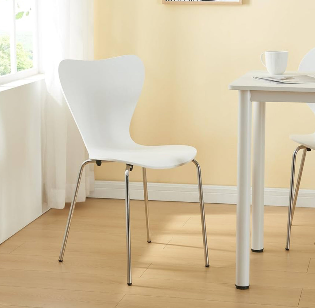 Modern Nordic Dining Chairs Set of 4 – Stylish & Comfortable | Free Delivery Sweden