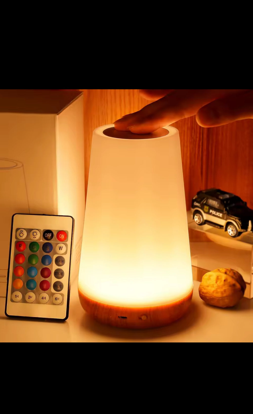 Nordic Cozy Light™ – 13 Color Smart Bedside Lamp