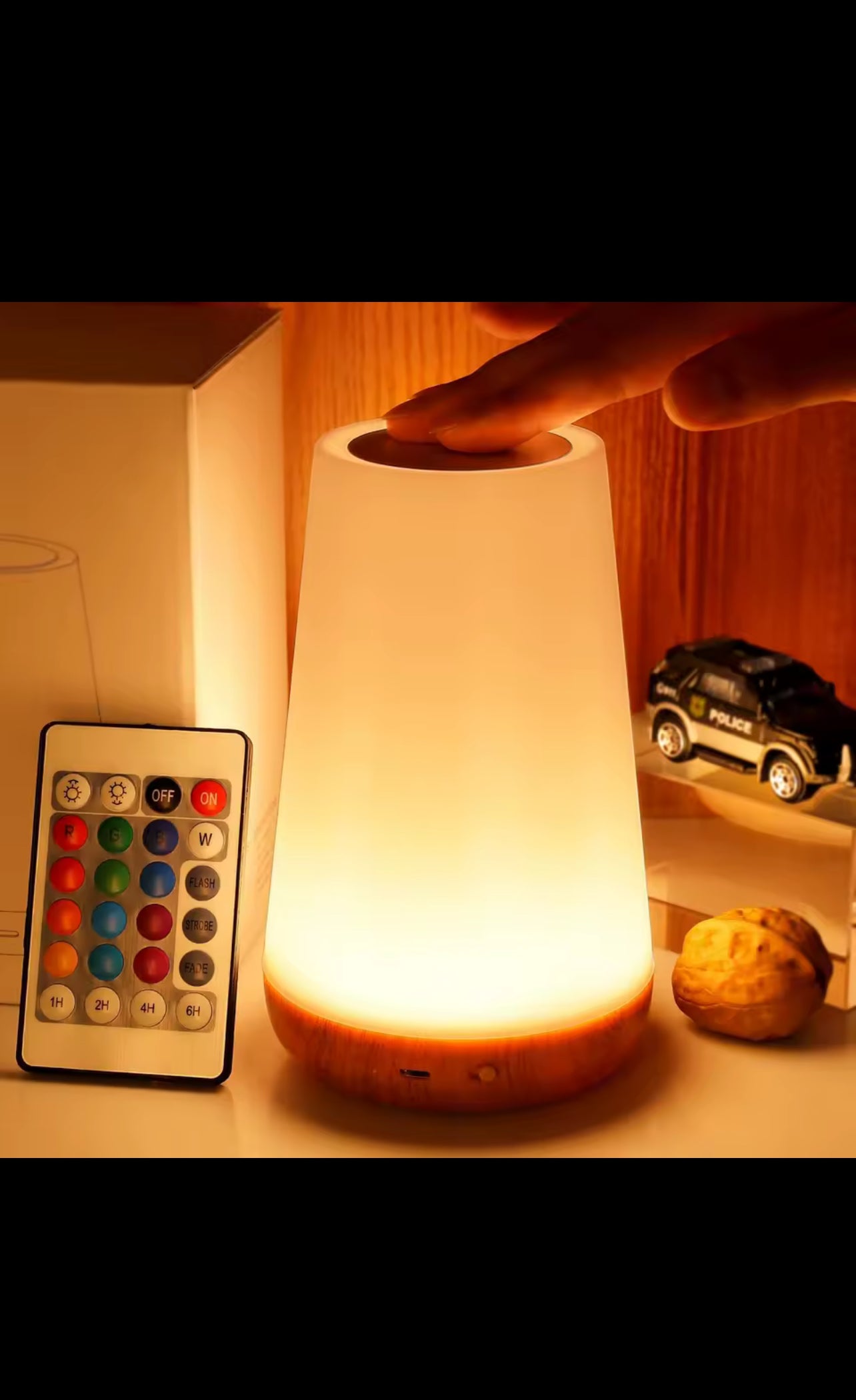 Nordic Cozy Light™ – 13 Color Smart Bedside Lamp