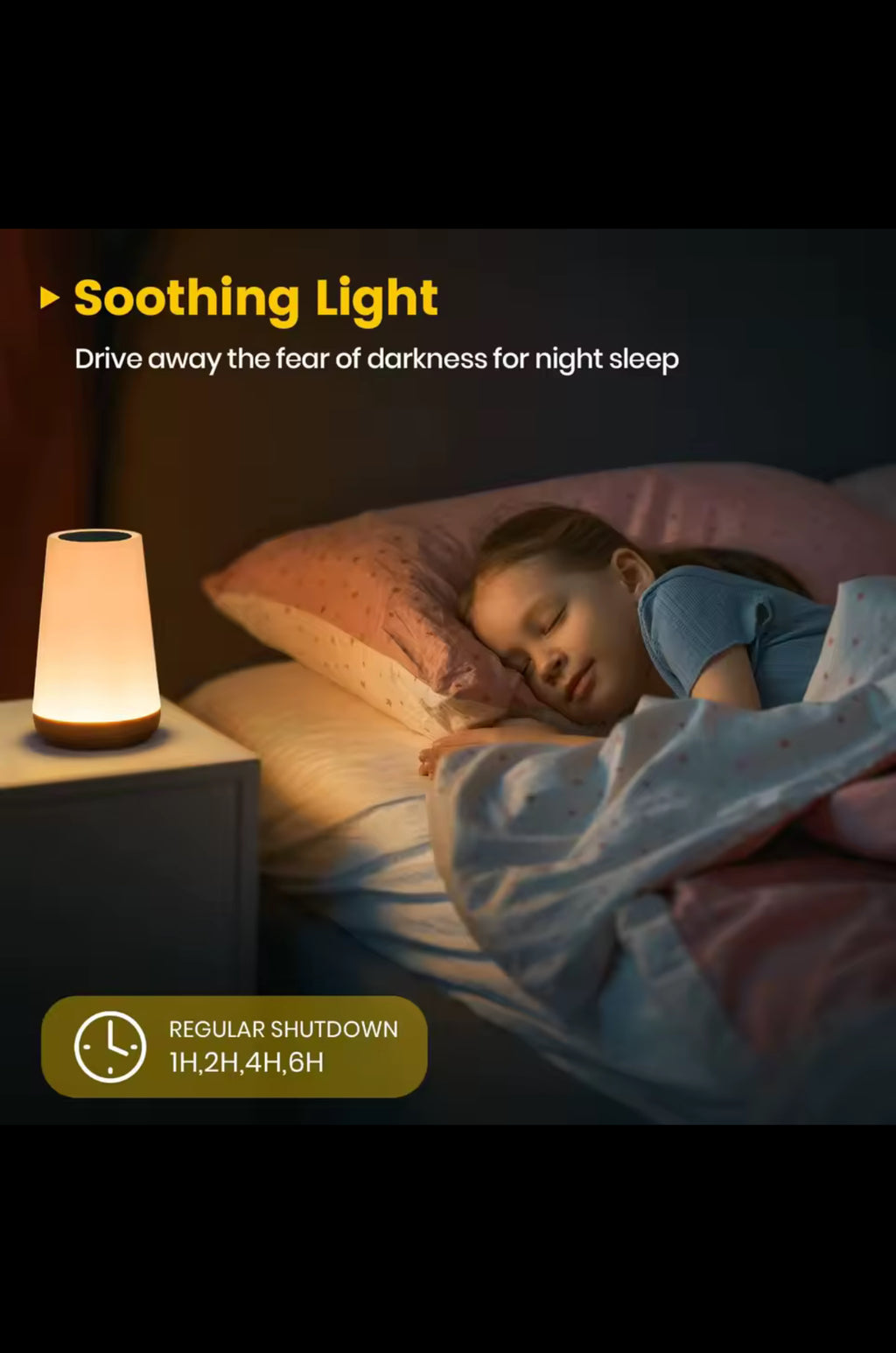 Nordic Cozy Light™ – 13 Color Smart Bedside Lamp