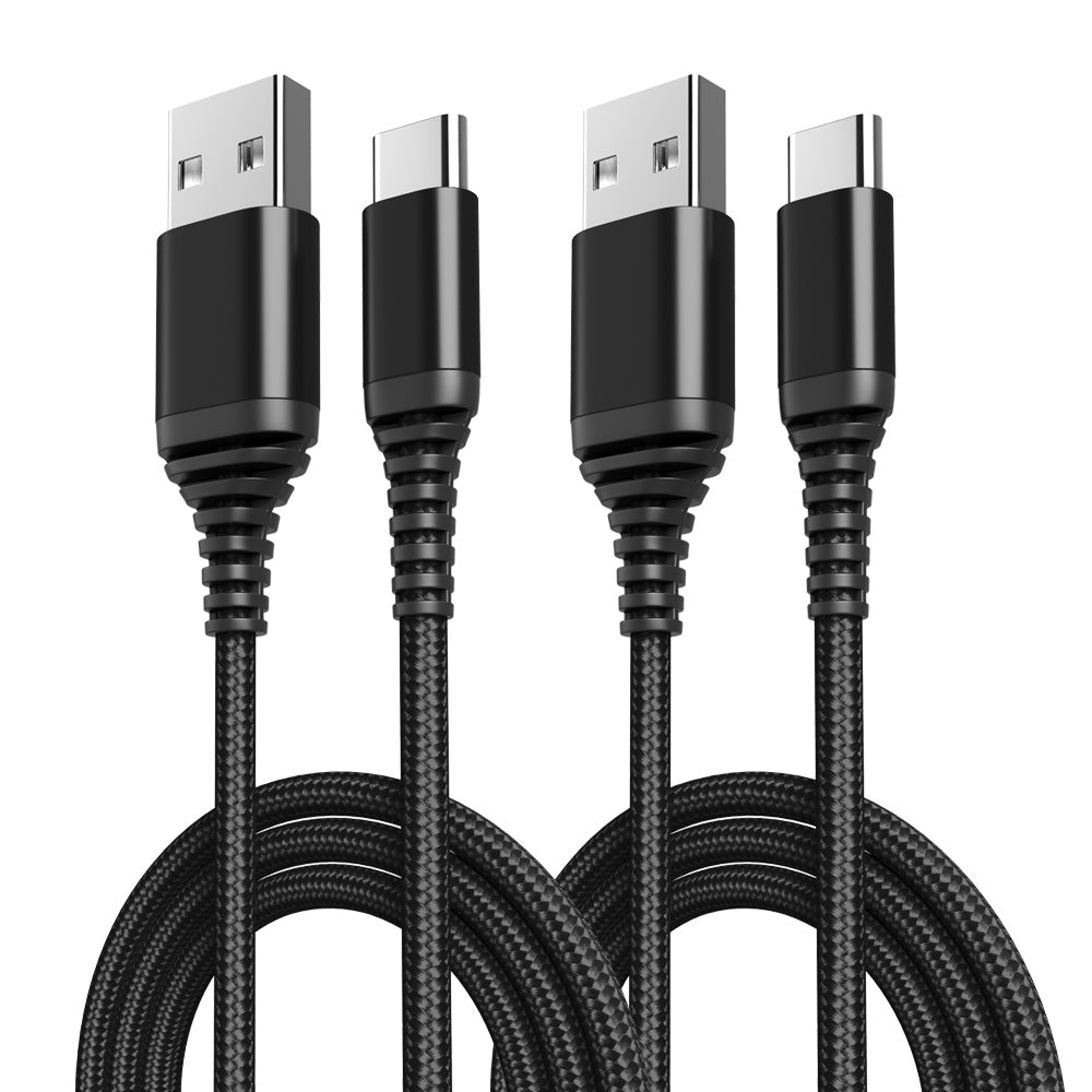 USB-A till USB-C Snabbladdningskabel 3A – Nylon