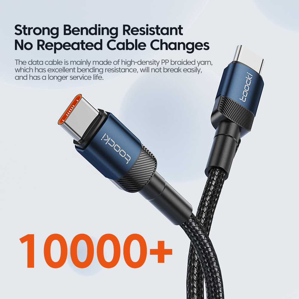 USB-C till USB-C Snabbladdningskabel 100W (2m) - Svart