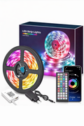 15M RGB LED Strip Lights – App & Remote Control