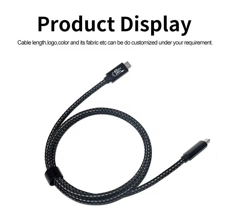 USB4 Gen3 Ultra Fast Cable - 240W PD & 40Gbps Data Transfer
