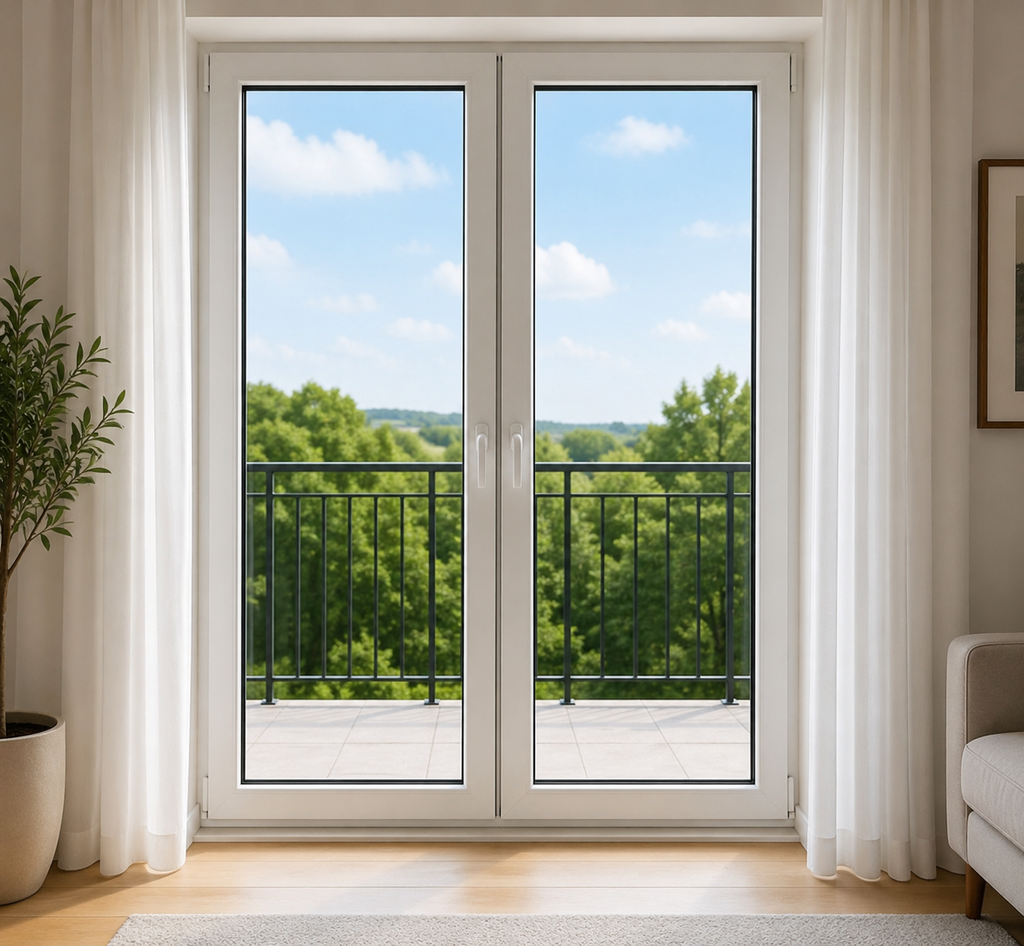Modern Balkongdörr i Aluminium – Energieffektiv Glasdörr med Dubbel/Trippelglas