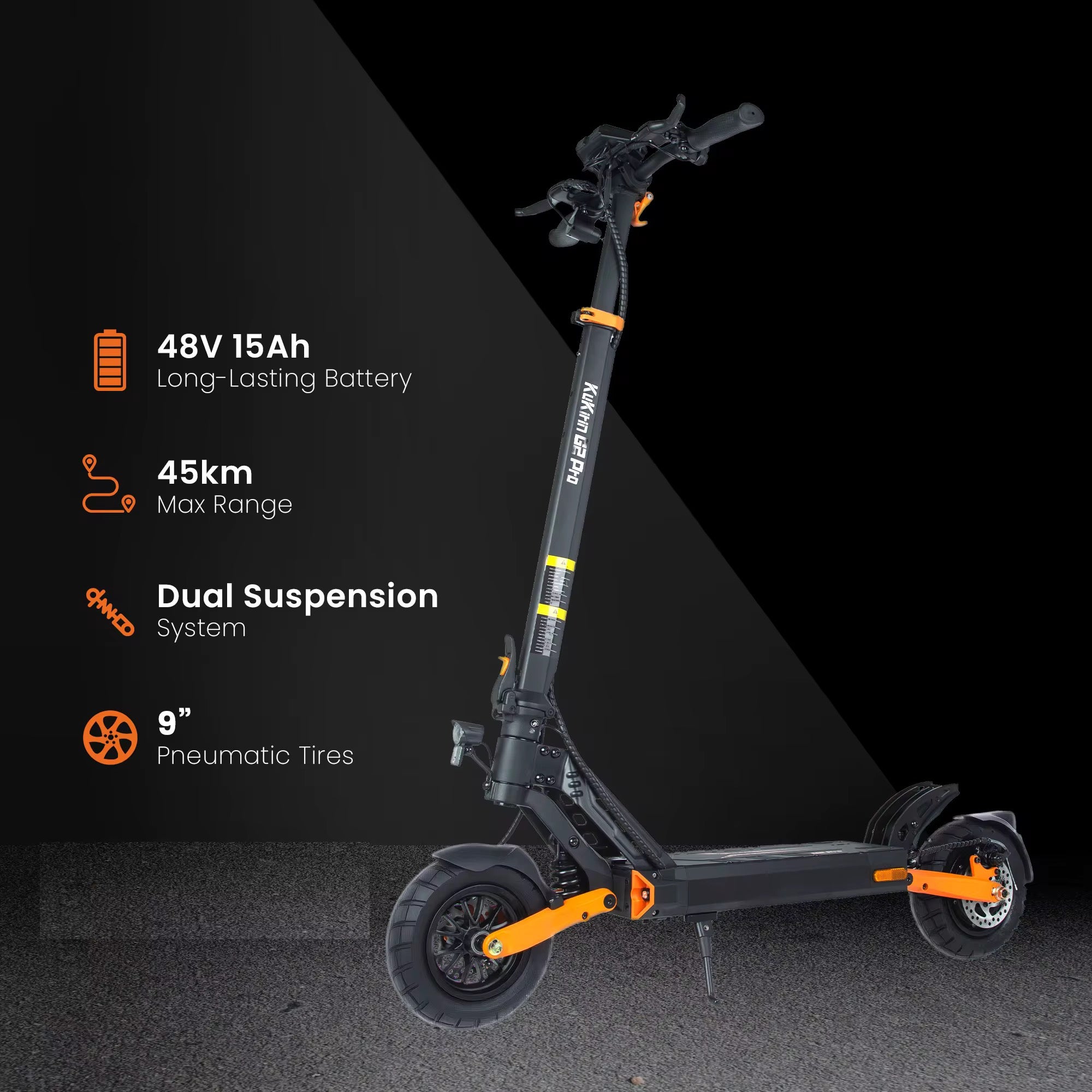 KuKirin G2 Pro Elscooter – Prisvärd & Bekväm