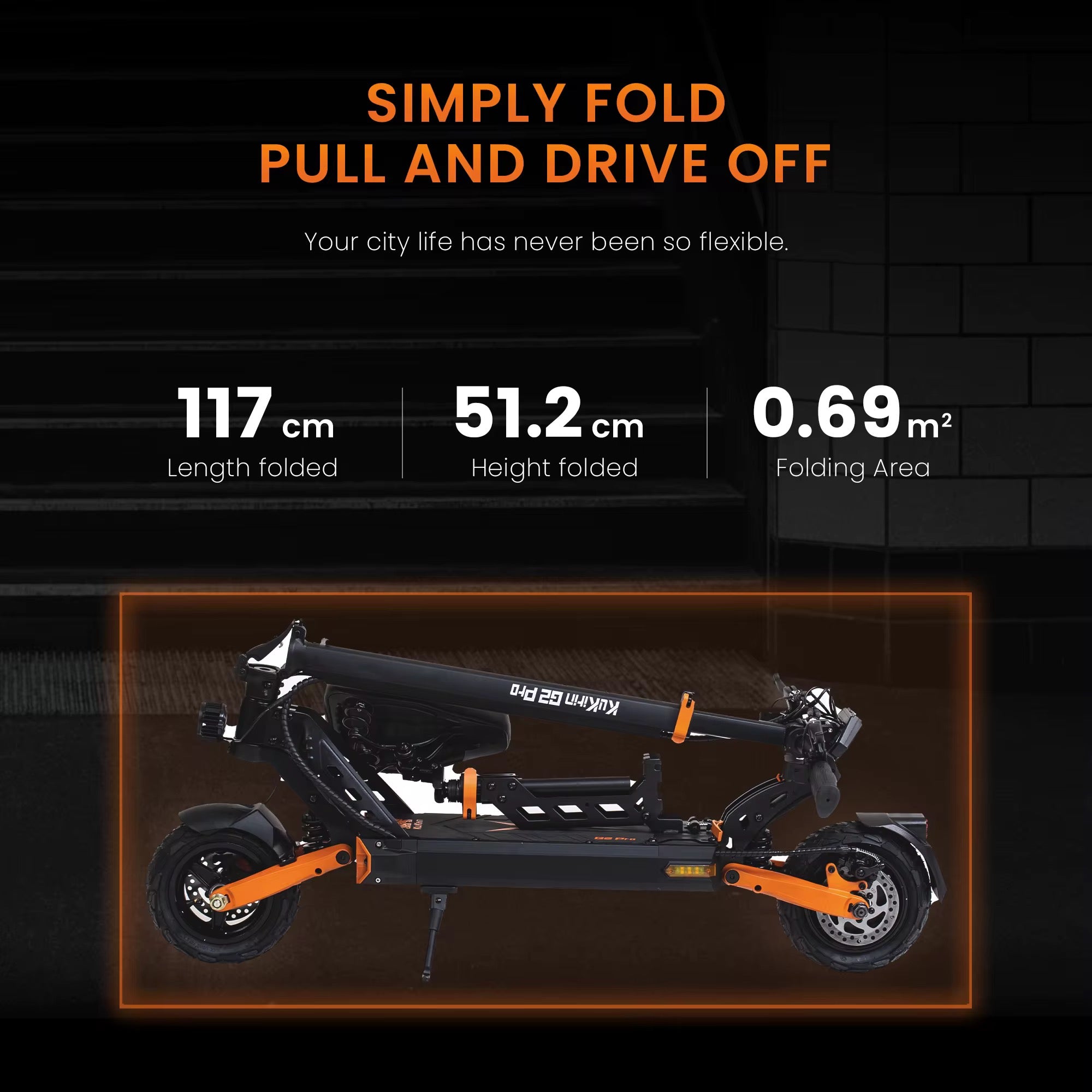 KuKirin G2 Pro Elscooter – Prisvärd & Bekväm
