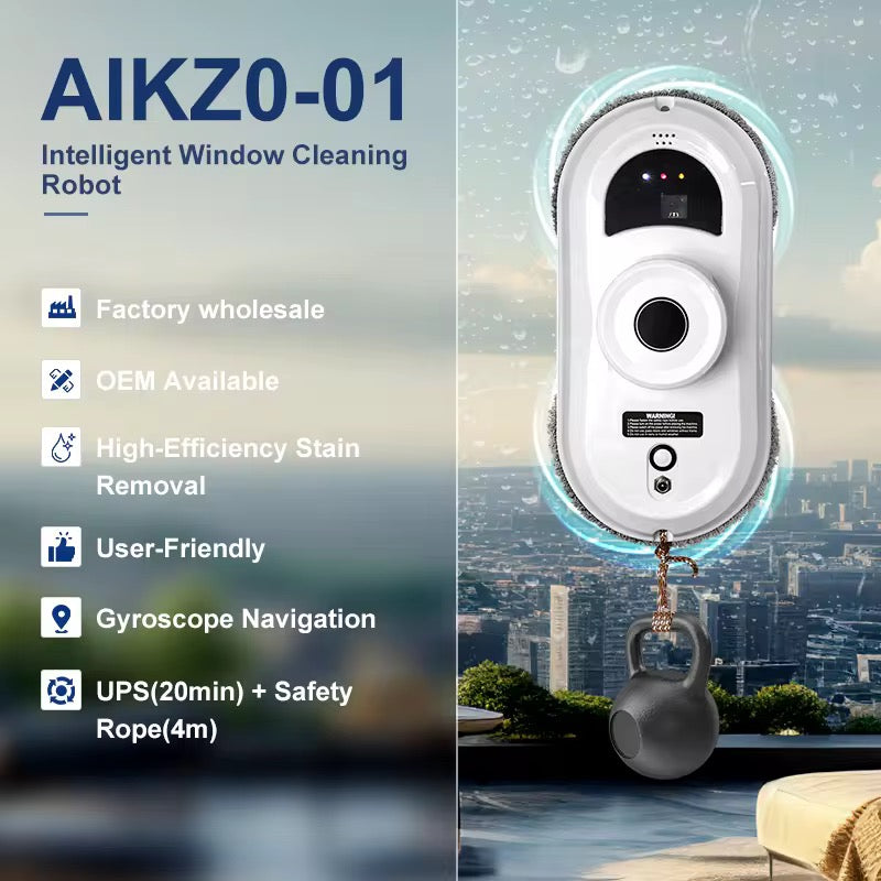 Smart Fönsterputsrobot Premium – Automatisk Glasrengöring