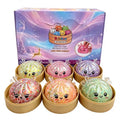 Mystery Deer Squishy med Glitter & Blomsterpaljetter | Purple Edition