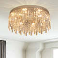 Elegant LED-Taklampa med Kristalldetaljer Ø50 cm – 40W