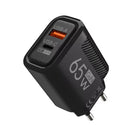 Väggladdare 65W – USB-C & USB-A Snabbladdare