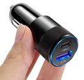 Billaddare USB-A + USB-C – Dubbel USB-laddare för bil